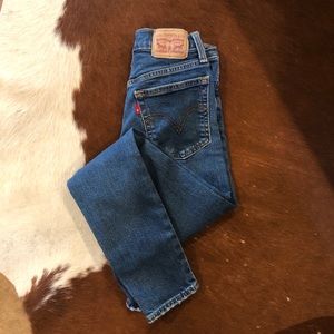 Levi’s Wedgie Skinny Denim Blue Jeans size 25